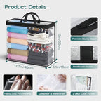 Hopack Under Bed Storage Bags Organizer, 22L Clear Storage Bags, Bags Organizer - Image 2