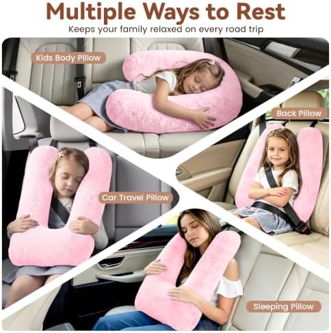 Kids Car Seat Travel Pillow, Toddler Neck Pillow - Image 3