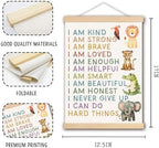Positive Affirmations Poster, I Am Kind I Am Strong I Am Brave Inspirational - Image 6