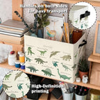 Dinosaur Storage Bins Box with Handles, Dinosaur Nursery Decor, Species of Dino - Image 5