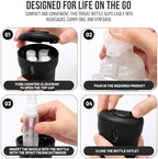 Travigo 4-in-1 Travel Dispenser Bottle Set, TSA Approved, Leak Proof, Reusable - Image 4