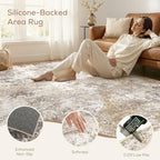 Nakagishi 10X14 Area Rugs for Living Room: Washable Modern Abstract Rug - Image 2