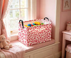 Sanjiaofeng Rectangular Kids Baskets, leopard print basket, Waterproof - Image 3
