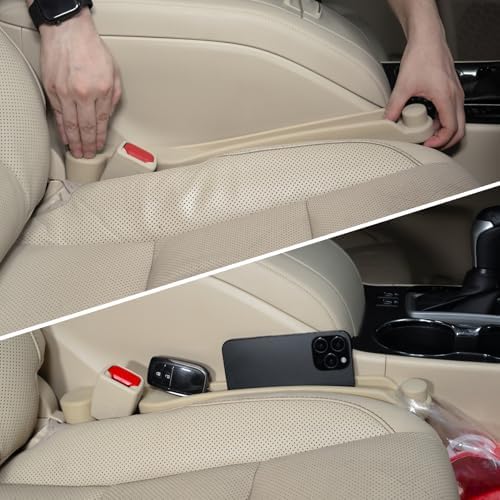Givifive Car Seat Gap Filler Organizer 2Pack Soft Foam 3IN1 Multifunctional by Givifive