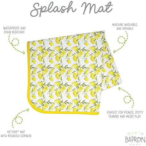 BapronBaby Fresh Lemon Toddler Essentials Bundle – Waterproof Bapron Baby Bib - Image 3