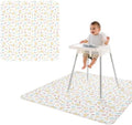 BapronBaby Pastel Floral Waterproof Splash Mat Catch All Floor Cover by BapronBaby