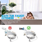 Bath Helper - Bath Tub Faucet Extender - Guides Water Directly from Faucet to - Image 2