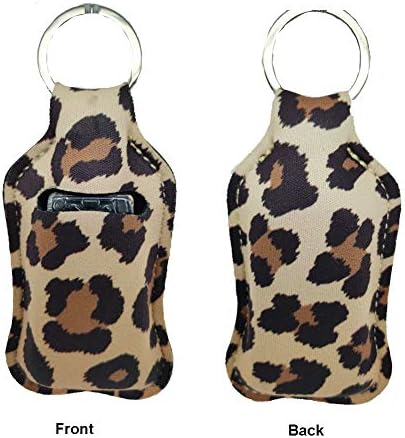4 Piece Bottle Holder Keyring Neoprene Keychain - Image 2