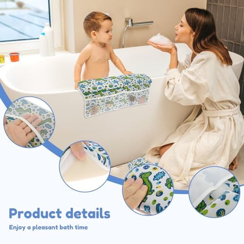Baby Bath Kneeler and Elbow Pad Set, Nonslip Bathtub Kneeling Pad - Image 3