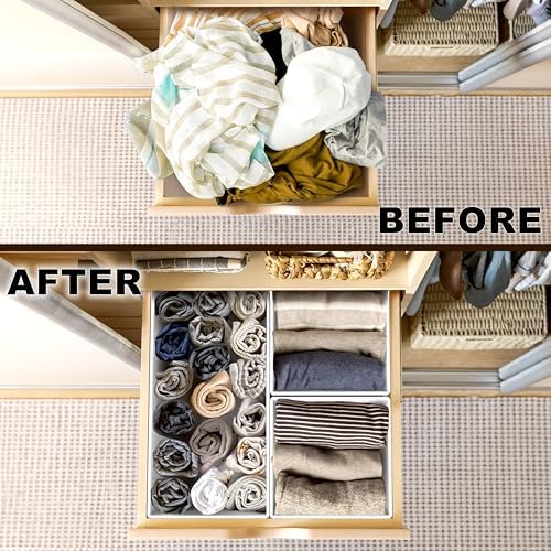 Simple Houseware Foldable Drawer Organizer Stocking Bin - Image 3