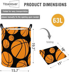 Baby Laundry Basket Baby Nursery Hamper Kids Laundry Basket Toy Storage Bin - Image 2