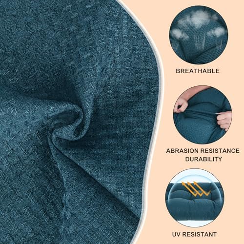 Rocking Chair Cushions Indoor High Back Set - Image 2