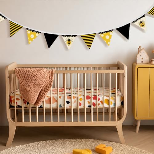 Bee Classroom Nursery Decor Banner Bumble Bee Garland Flags - Image 7