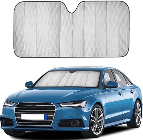 EcoNour Accordion Car Windshield Sun Shade | Foldable Car Window Shades by EcoNour