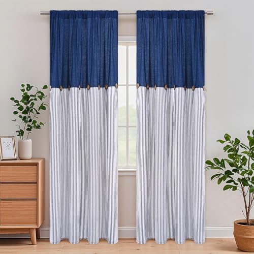 ASPMIZ Farmhouse Curtains for Living Room, Boho Bedroom Curtains - Image 2