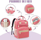 Tuwubi Diaper Bag Backpack, Baby Essentials Travel Tote Bag - Image 4