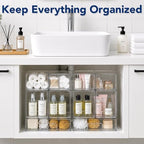 Baby Bottle Organizer Stackable, Acrylic Storage Drawers 5 pack - Image 4
