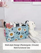 Rectangular Sunflower Storage Basket - Image 3