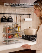 Stackable Storage Drawers Organizer Set of 4 - Image 4