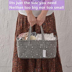 Baby Diaper Caddy Organizer Storage Basket - Image 4