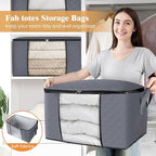 Fab totes 8 Pack Storage Bags for Clothes Blanket Storage Bins - Image 5