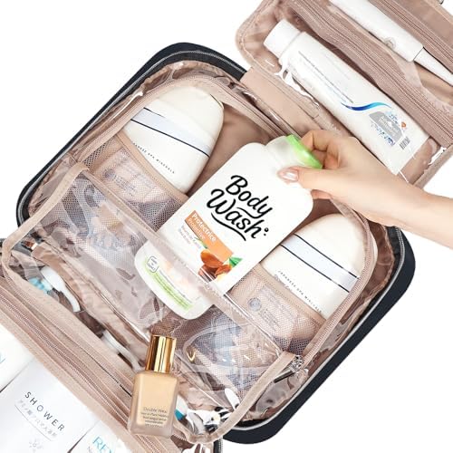 NISHEL Travel Toiletry Bag for women, Portable Hanging Organizer for - Image 6
