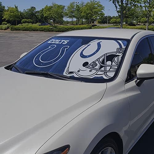 Fanmats NFL Windshield Sun Auto Shade, Sun Shield Sun Visor Accordion tri-fold - Image 2