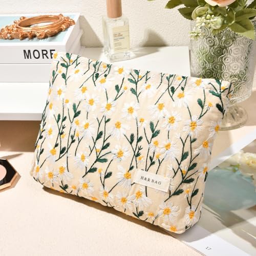 SOIDRAM 2 Pcs Makeup Bag Large Cosmetic Bag Toiletry Bag Makeup Pouch Travel - Image 7