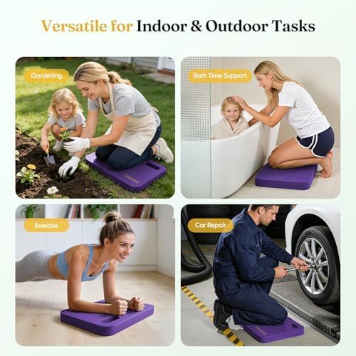 Grenebo 2-Pack Kneeling Pads, Extra Thick NBR, 17.3 x 11 x 1.6 in - Image 7