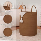 JMvicyroam 80L Cotton Rope Laundry Basket Hamper - Image 6