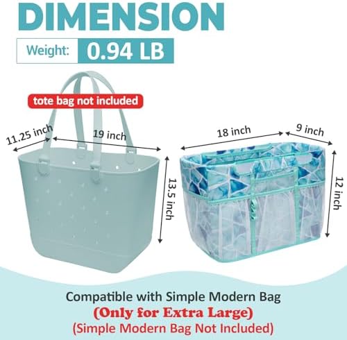 Nyton Organizer Insert for Original Large Bogg Bag Cover Beach Liner for XL - Image 2