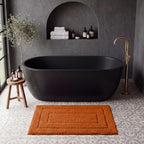 GRANNY SAYS Terracotta Bathroom Rug 16" x 24", Non-Slip Bath Mat by GRANNYSAYS
