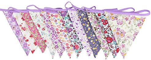 10M/32Ft Triangle Bunting Banner, Baby Shower, Outdoor and Home Decorations - Image 5