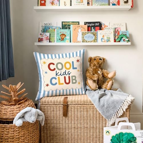 Kids Room Playroom Decor Pillow Cover 18x18 - Image 2