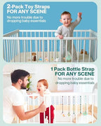 LittleHugs Toy Straps for Baby, Adjustable Toy Holder for Stroller Accessories - Image 5