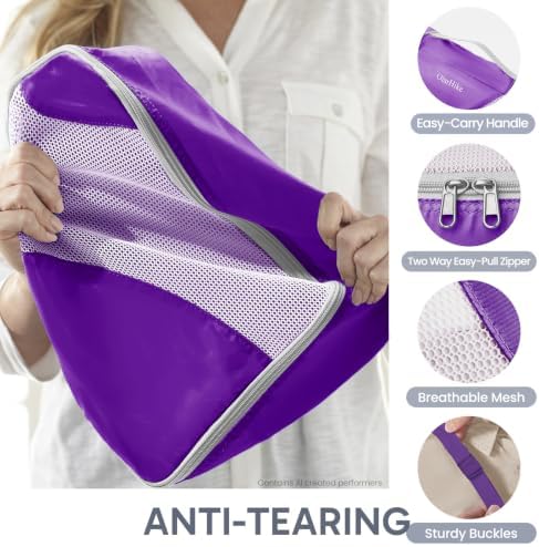 OlarHike 10 Set Packing Cubes for Travel, Gifts for Women Mom, Anti-Tearing - Image 4
