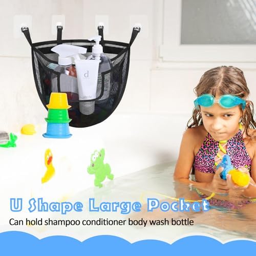 Bath Toy Storage, Bath Toy Organizer, Bath Toys Bag Tub Toy Net - Image 4