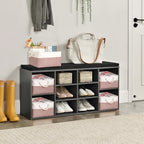 Storage Bins with Sturdy Cotton Handles, Fabric Storage Baskets - Image 4