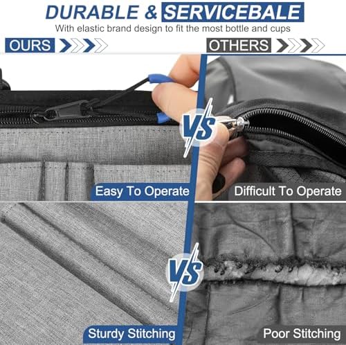Wheelchair Side Bag, Wheel Chair Armrest Pouch Accessories - Image 5
