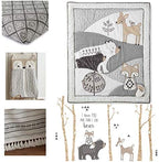 Levtex Baby - Bailey Crib Bed Set - Baby Nursery Set - Charcoal, Fitted Sheet - Image 6