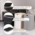 IEGrow Laundry Hamper with Lid, 150L Laundry Basket with 2 Mesh Bags - Image 6