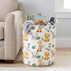 Kids Laundry Basket Waterproof Woodland Animals Baby Laundry Hamper Dirty - Image 5