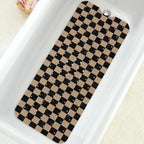 Bathtub Mat Non Slip, Checkered Extra Long Bath tub Mat Shower Floor Mat by BathtubMat