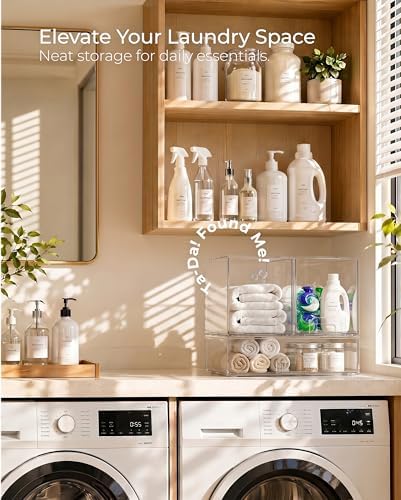 Stackable Storage Drawers Organizer Set of 3 - Image 3