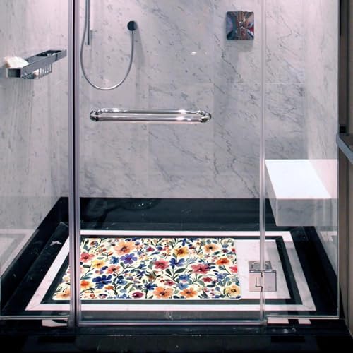Shower Mat Bathtub Mat, 26.8x15.1 inch, Non-Slip Bath Mat - Image 6