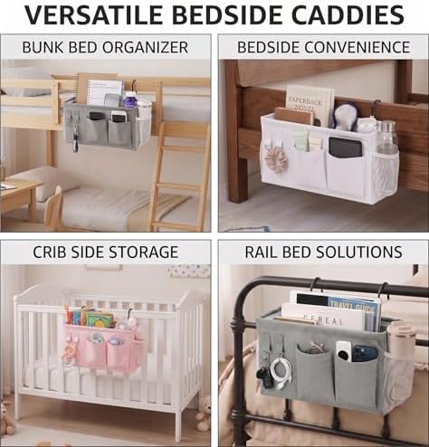1pc Bedside Caddy Organizer - Image 2