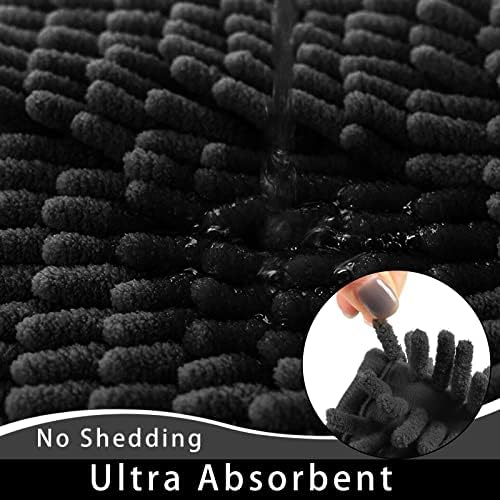 Chenille Bath Mat Non-Slip Microfiber Floor Mat Baby Bath Mat - Image 3