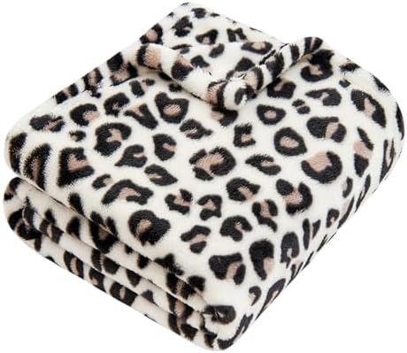 Yurhap Leopard Print Baby Blanket Fleece Baby Blankets by Yurhap