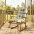 DYTXIII Outdoor High Back Chair Cushions Set of 2, Water Repellent Tufted - Image 6