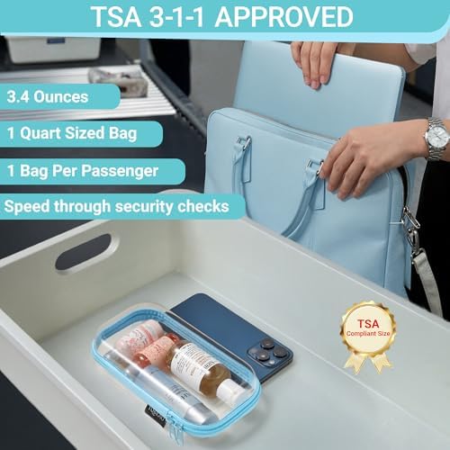 YQBRAO Clear Hard Shell Organizer Cases - Image 7